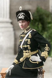 Vittoria Luisa di Prussia in uniforme degli ussari del teschio